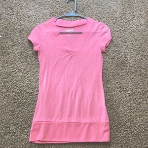 I am selling a pink top.
